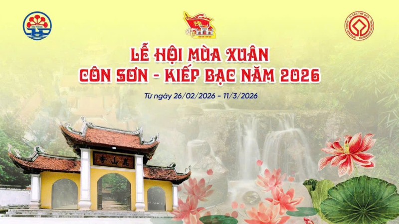 Hải Phòng: Côn Sơn – Kiếp Bạc đón hơn 85.400 lượt du khách tham quan đầu xuân Bính Ngọ